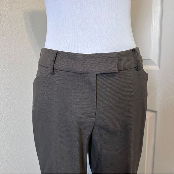 Anne Klein Olive Army Green Stretch 2pc Pant Suit Size 4P - Picture 9 of 10